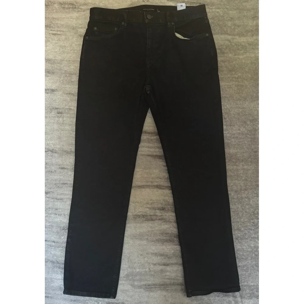 Banana Republic Slim Fit Dark Wash Blue Denim Jeans Mens 34 x 30 SU19